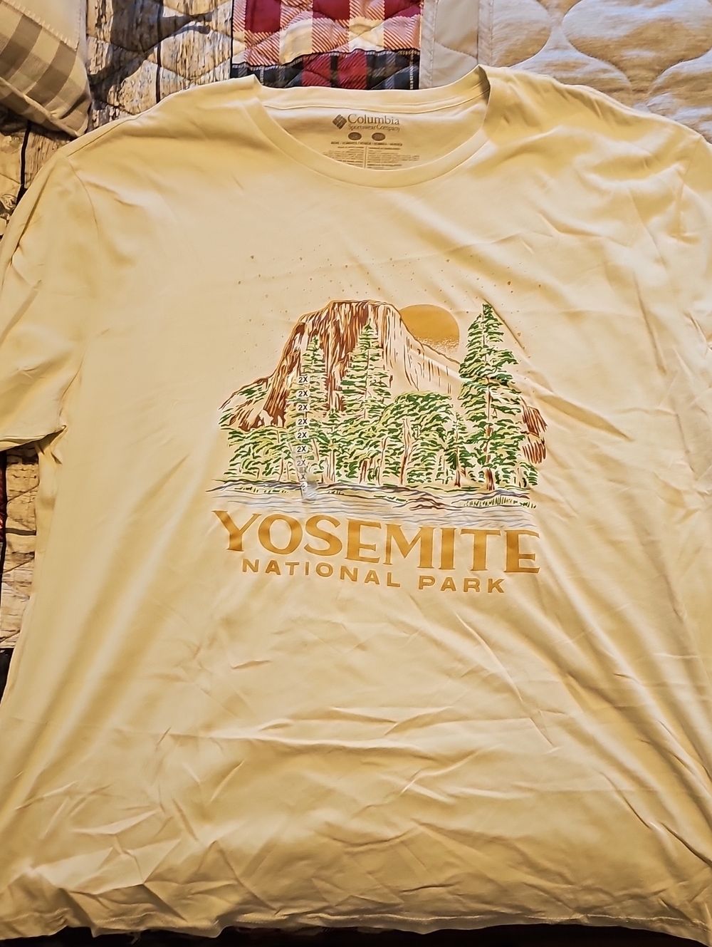 Columbia Cream Yosemite National Park Graphic Tee
